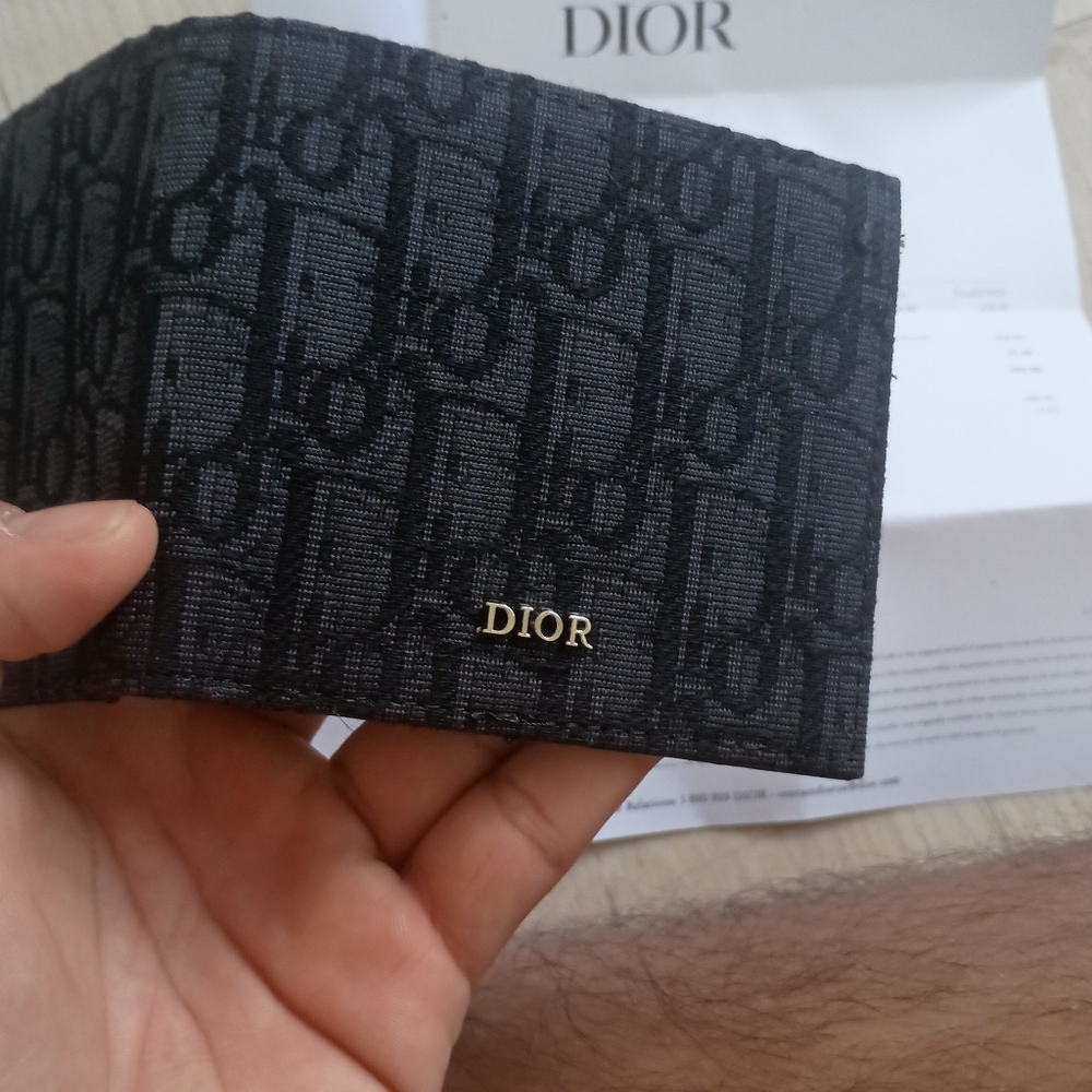 Dior Black Monogram Card Holder - Picture 5 of 5